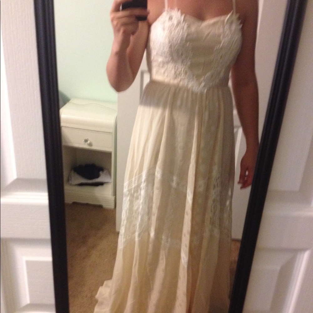 Champagne & Strawberry Cream Dress
